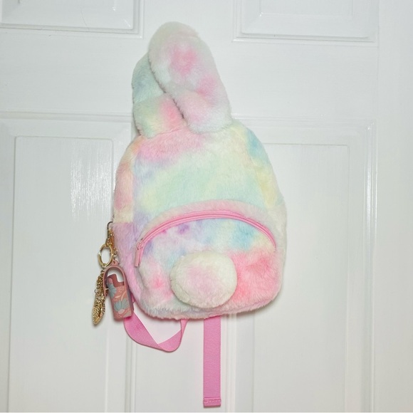 Claire’s Rainbow Bunny Kids Backpack - Picture 2 of 11